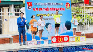 Giải bơi thiếu niên nhi đồng huyện Gia Lộc hè năm 2024